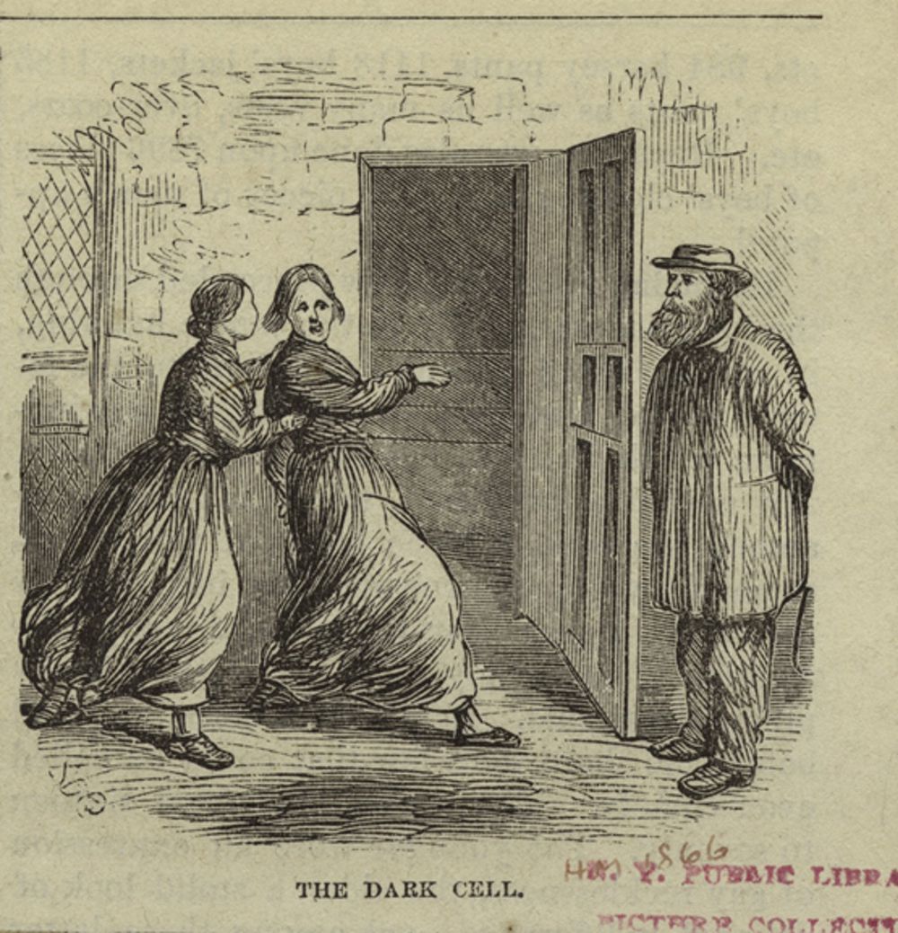 The Dark Cell, 1866. (Courtesy of the NYPL)